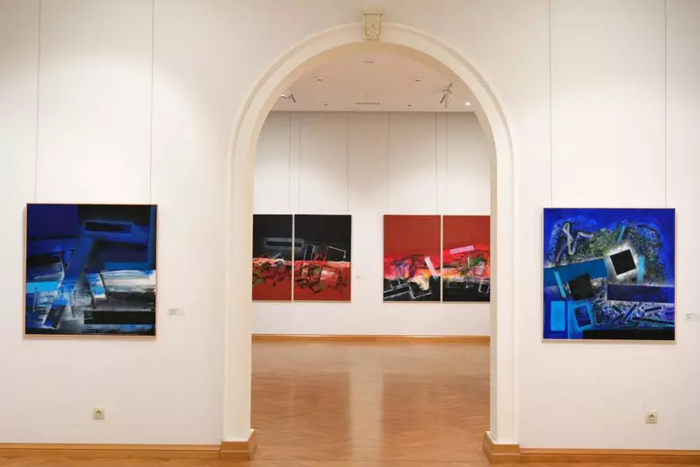  „Formă, gest, culoare” – expoziție Marius Barbone Barb și Gheorghe Dican la Muzeul Național de Artă din Chișinău, curator Maria Bilașevschi –